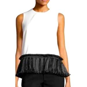 Opening Ceremony Ruffle Bottom Tank Size 4